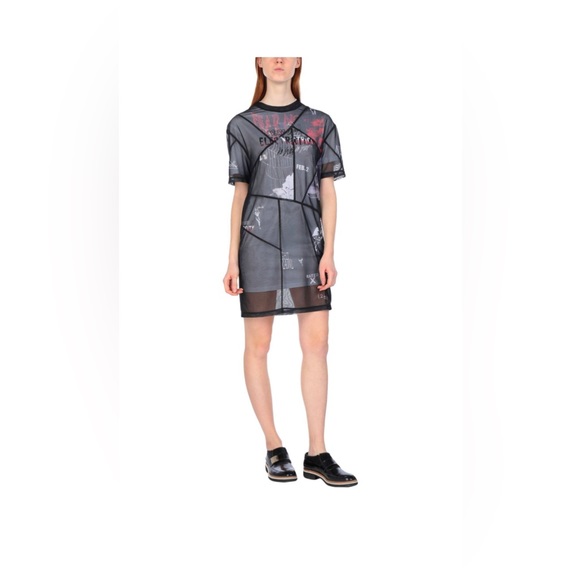 Adrianna Papell Women's Striped Lace Dress - Sleeveless With Cutout Back Detail - View #2
